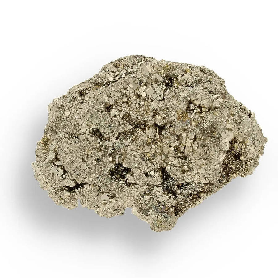 Iridescent Pyrite Cluster - Natural Formation from Peru