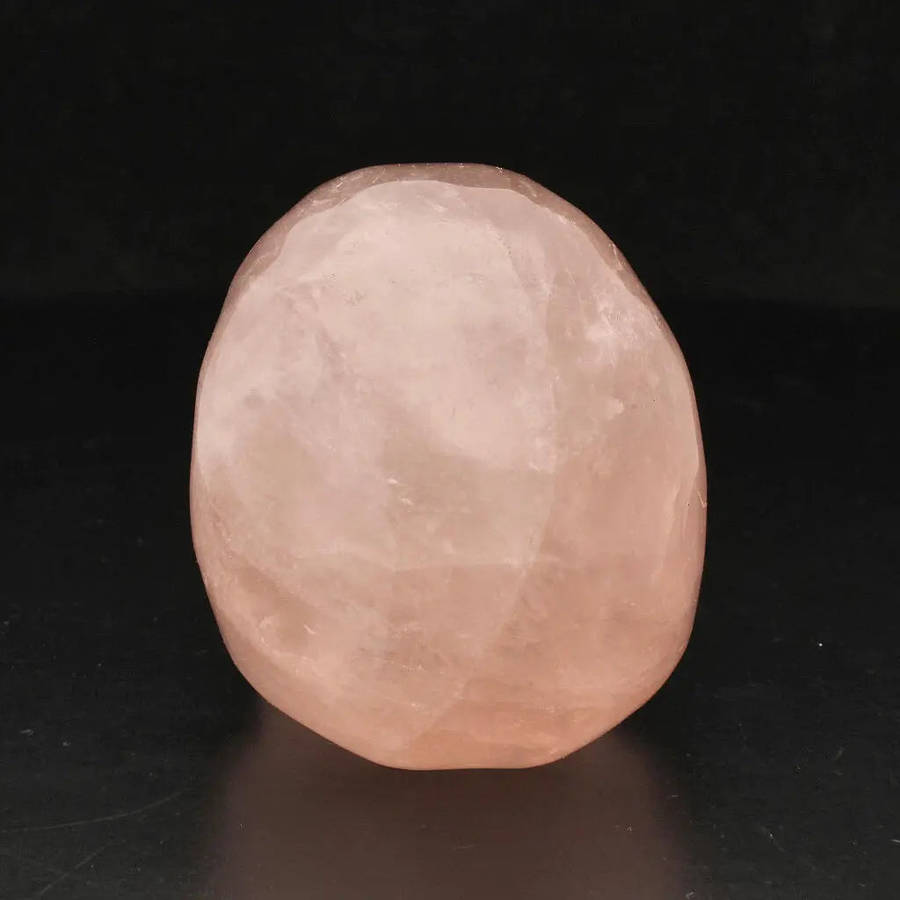 Skull of Serenity: Rose Quartz Crystal Masterpiece