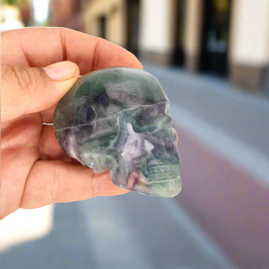 Fluorite Skull of Focus: A Collectors Gem