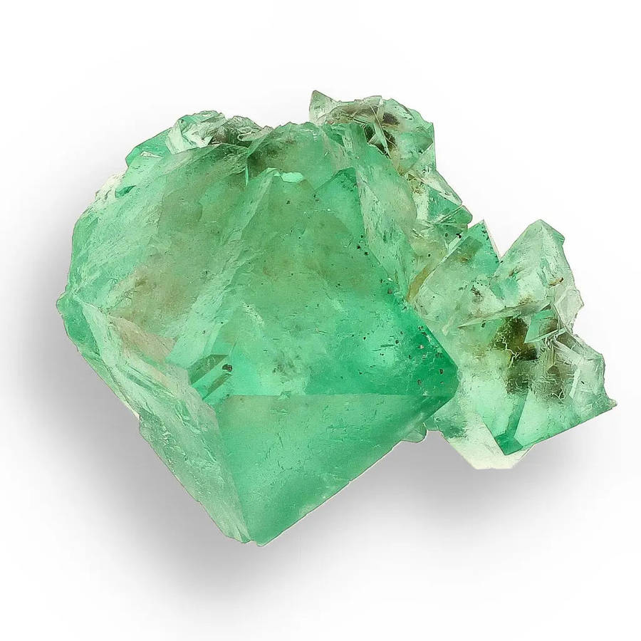 Rare Green Fluorite Octahedral Crystal Cluster - Riemvasmaak, Northern Cape, South Africa