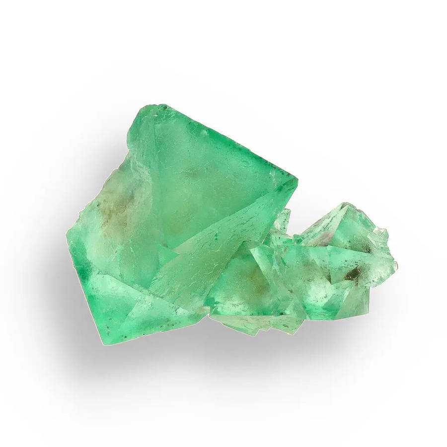 Rare Green Fluorite Octahedral Crystal Cluster - Riemvasmaak, Northern Cape, South Africa