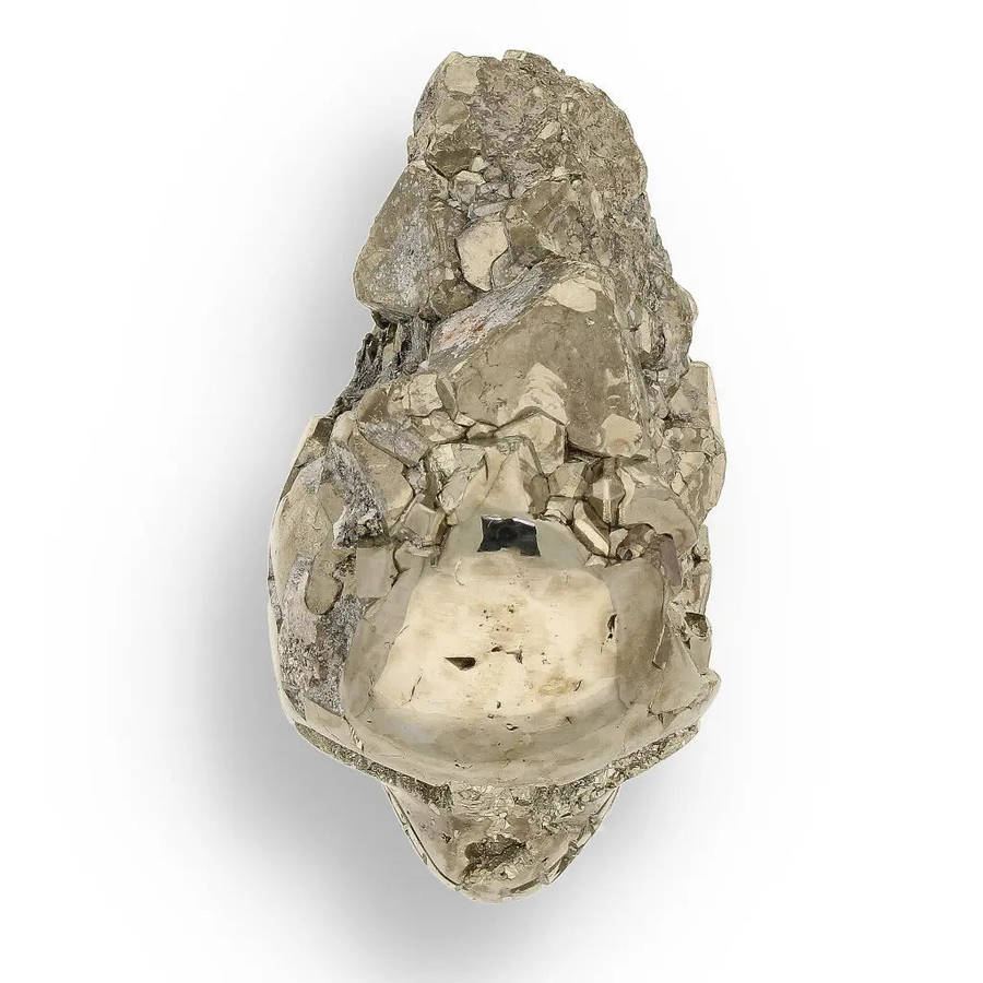 Powerful Pyrite Carved Skull: Unveil the Mystical Energy Within