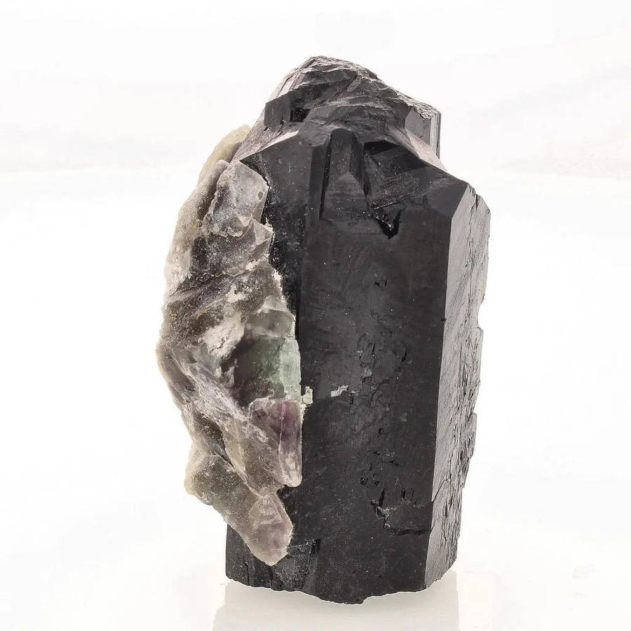 Schorl Black Tourmaline with Fluorite