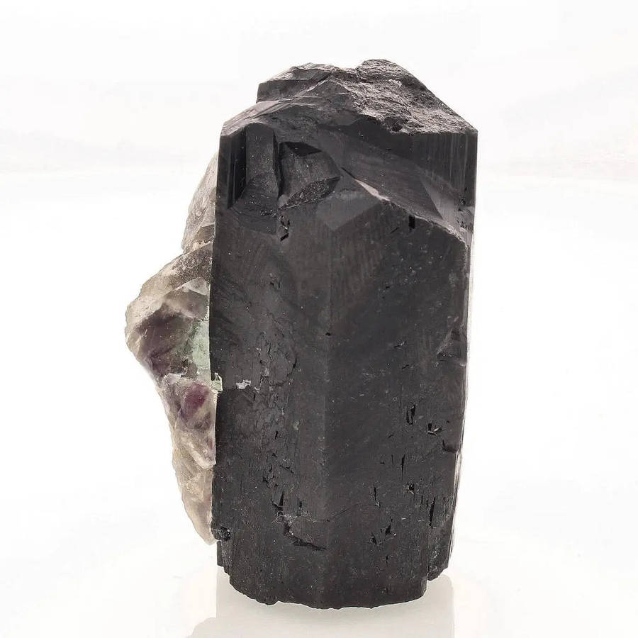 Schorl Black Tourmaline with Fluorite