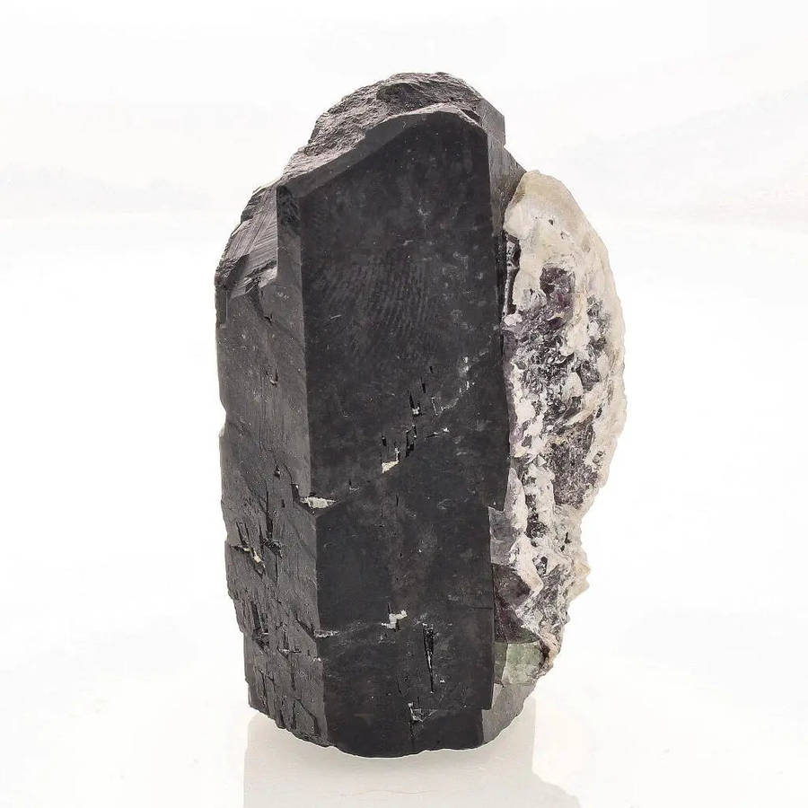Schorl Black Tourmaline with Fluorite