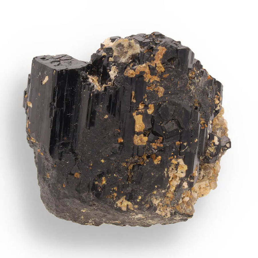 Schorl Black Tourmaline with Feldspar