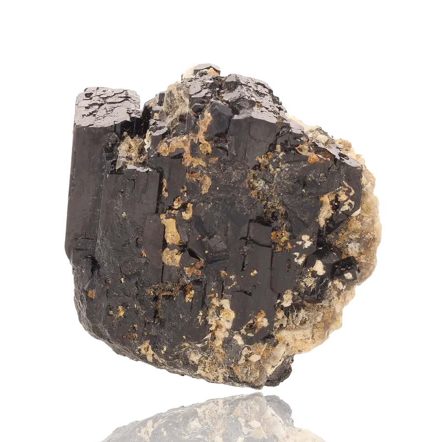 Schorl Black Tourmaline with Feldspar