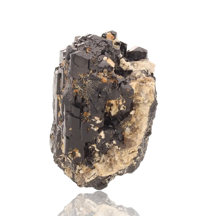 Schorl Black Tourmaline with Feldspar