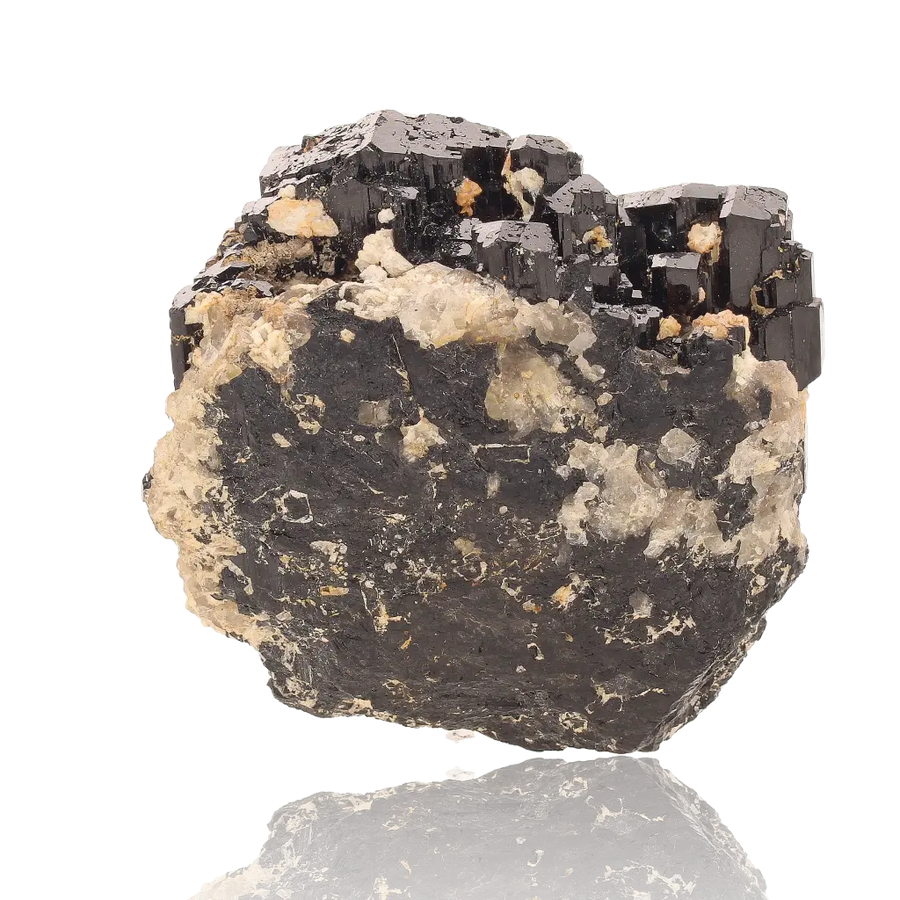 Schorl Black Tourmaline with Feldspar
