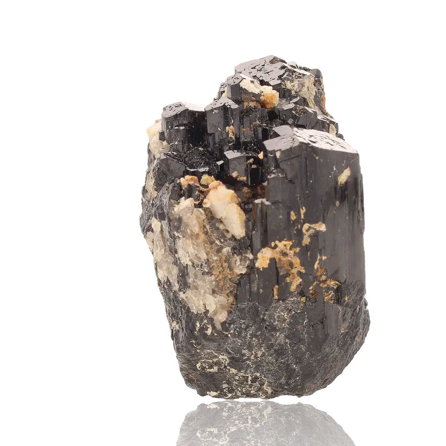 Schorl Black Tourmaline with Feldspar