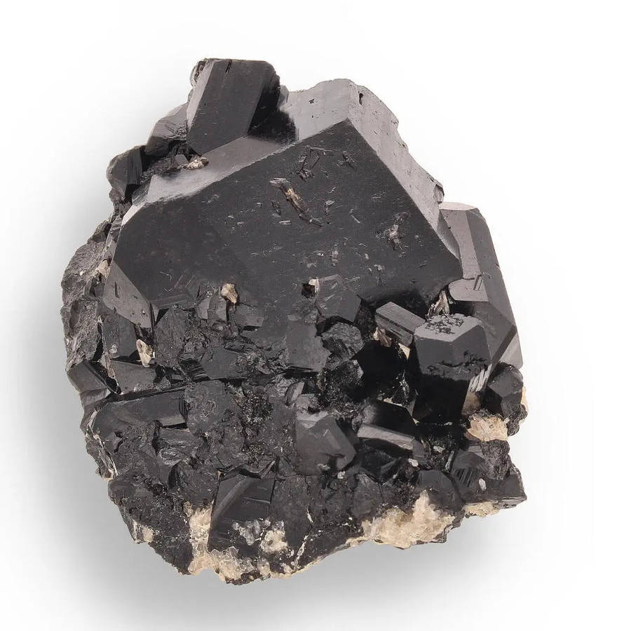 Schorl Black Tourmaline with Feldspar