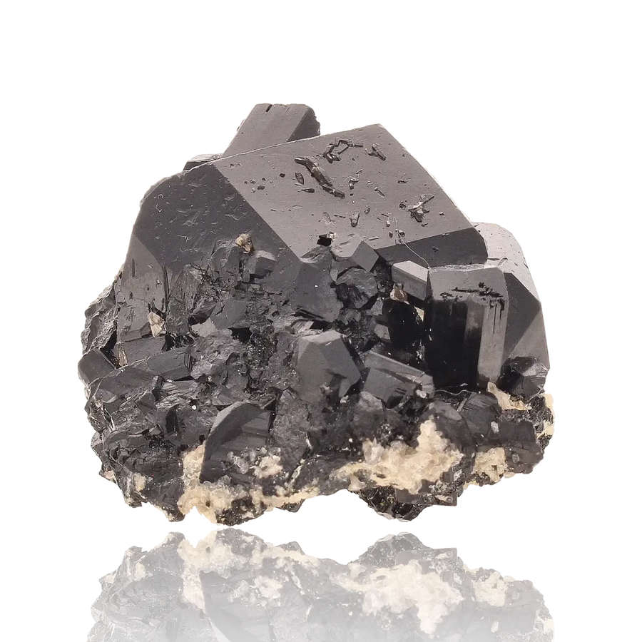 Schorl Black Tourmaline with Feldspar