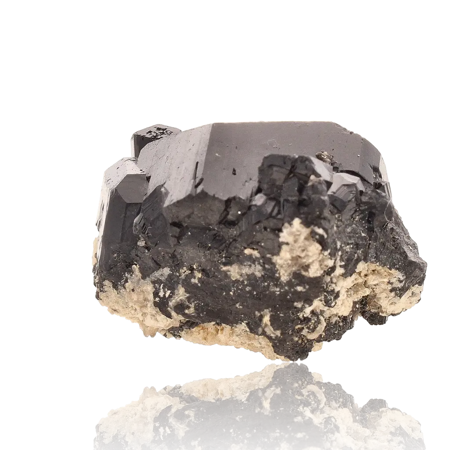 Schorl Black Tourmaline with Feldspar