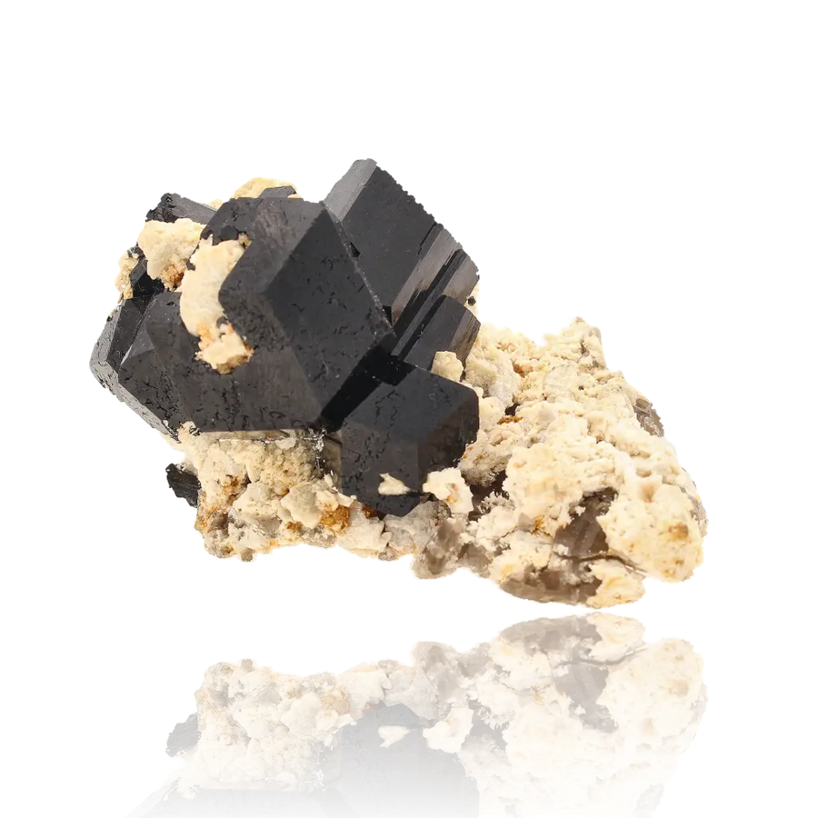 Schorl Black Tourmaline with Feldspar