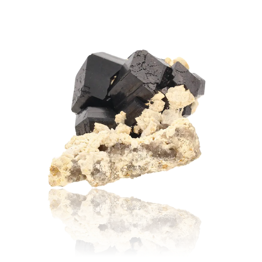 Schorl Black Tourmaline with Feldspar
