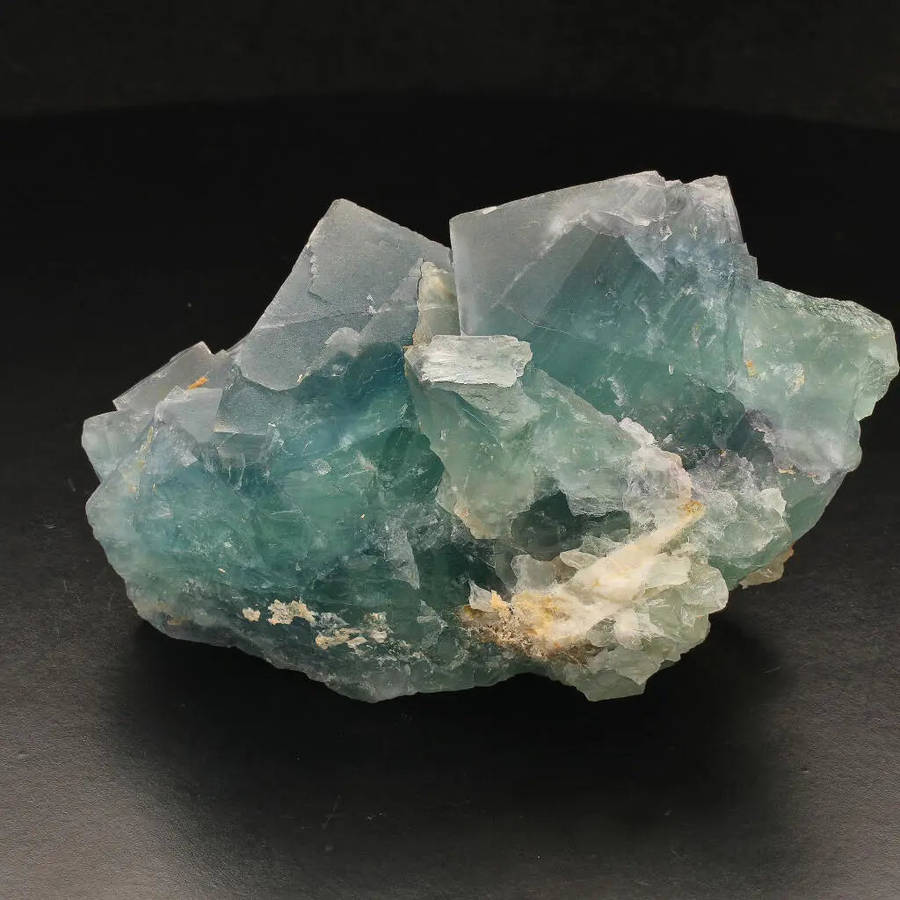 Green Fluorite Crystal Cluster from Okoruso, Namibia