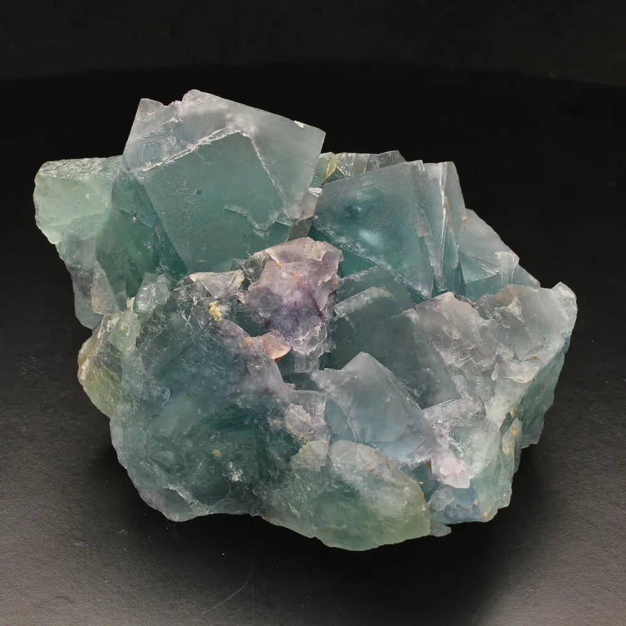 Green Fluorite Crystal Cluster from Okoruso, Namibia