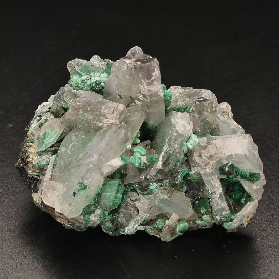 Shangulowe Mine Baryte & Malachite Specimen