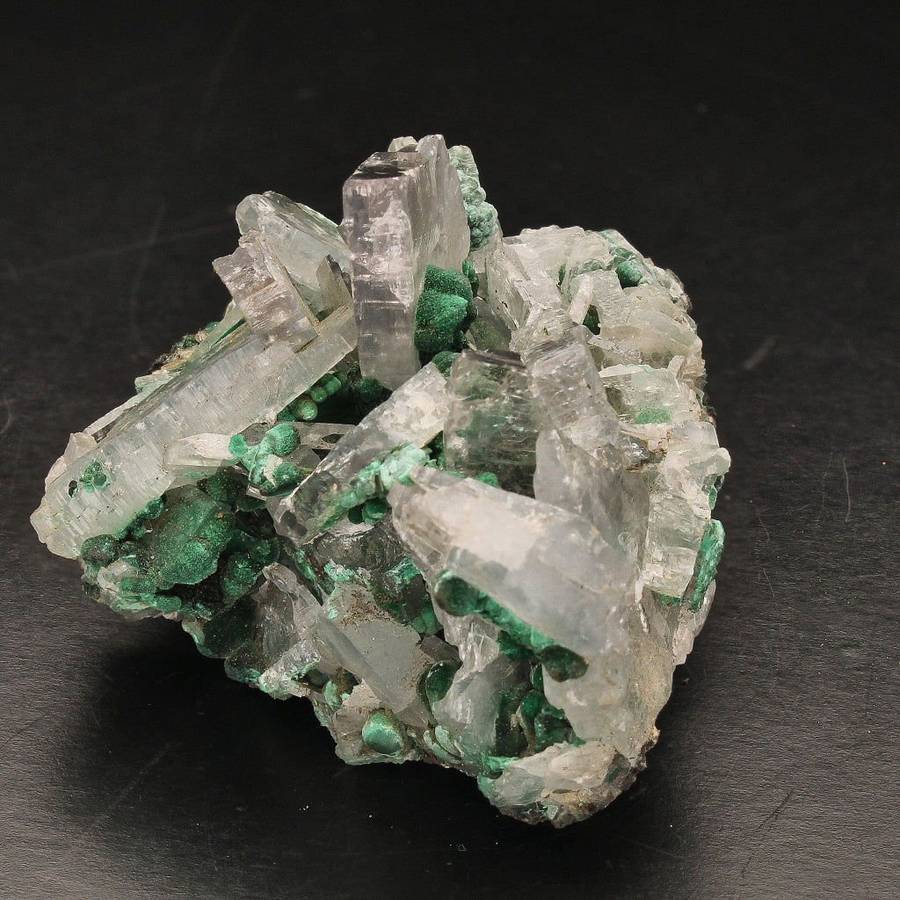 Shangulowe Mine Baryte & Malachite Specimen