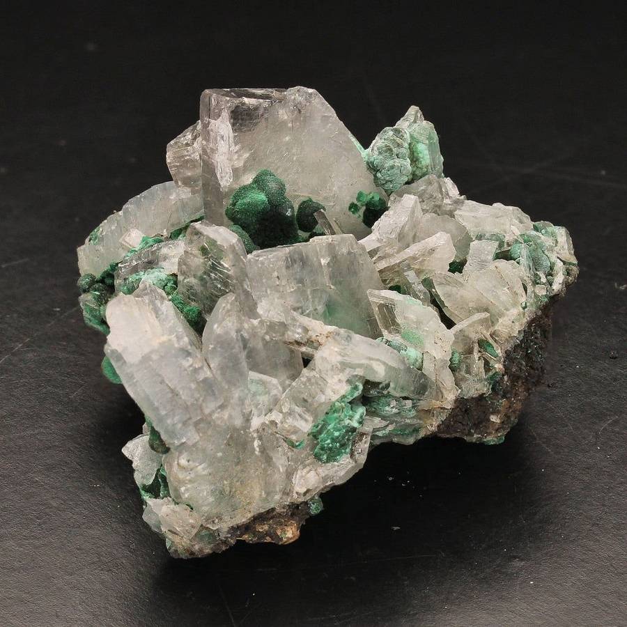 Shangulowe Mine Baryte & Malachite Specimen