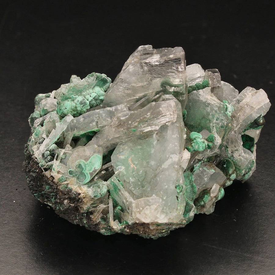 Shangulowe Mine Baryte & Malachite Specimen