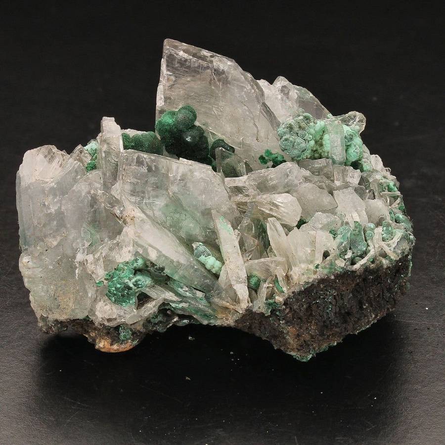 Shangulowe Mine Baryte & Malachite Specimen