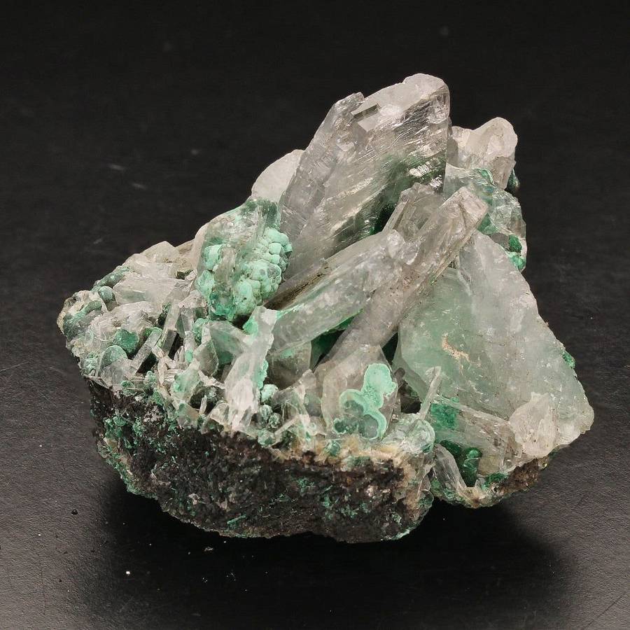 Shangulowe Mine Baryte & Malachite Specimen