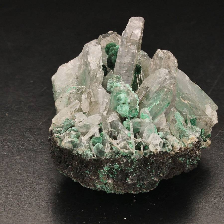 Shangulowe Mine Baryte & Malachite Specimen