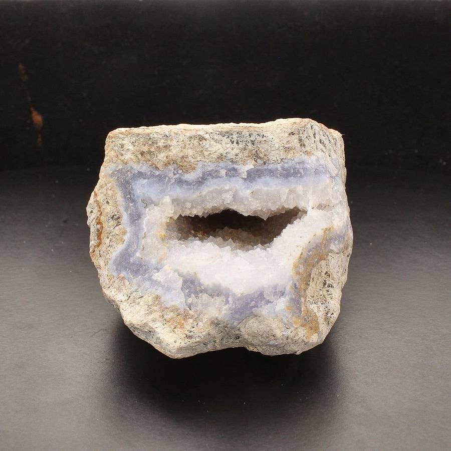 Natural Blue Lace Agate Geode
