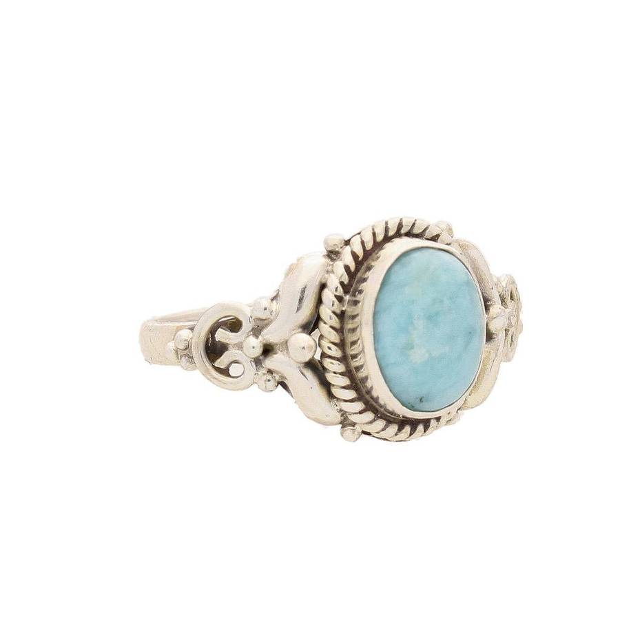 Enduring Grace Sterling Silver Larimar Ring
