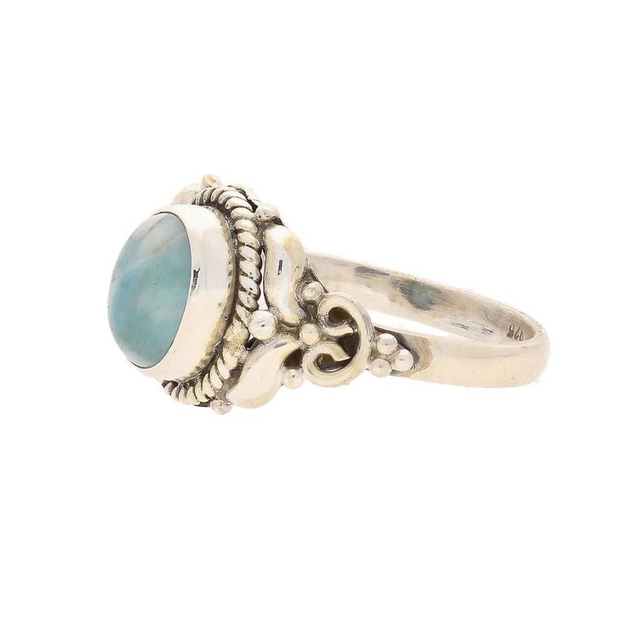 Enduring Grace Sterling Silver Larimar Ring