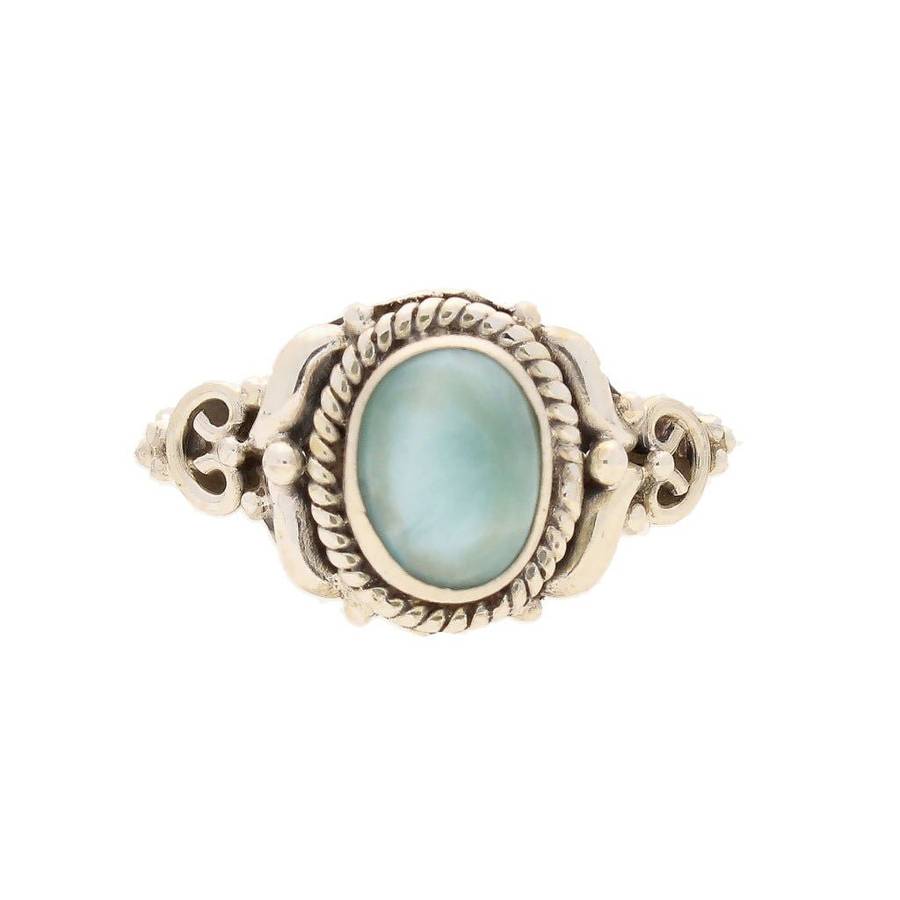 Enduring Grace Sterling Silver Larimar Ring