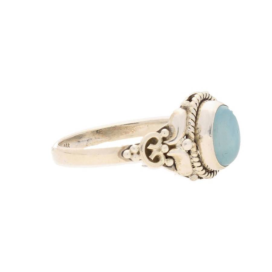 Enduring Grace Sterling Silver Larimar Ring