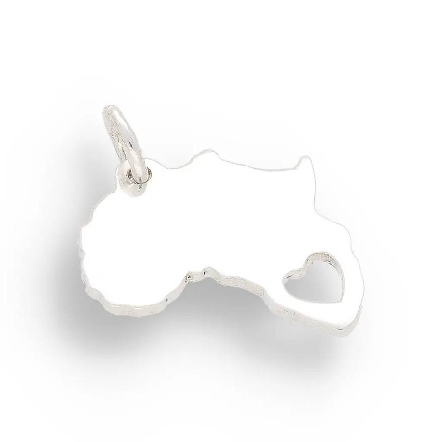 Heart of Africa: Africa Heart Cutout Necklace