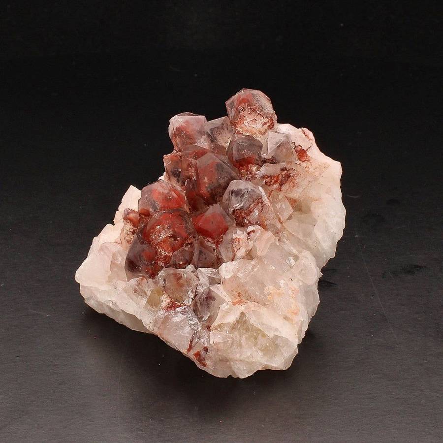Orange River Hematite Quartz Cluster