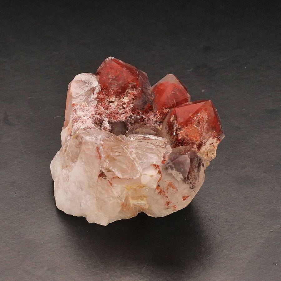 Orange River Phantom Quartz Crystal Small Cluster