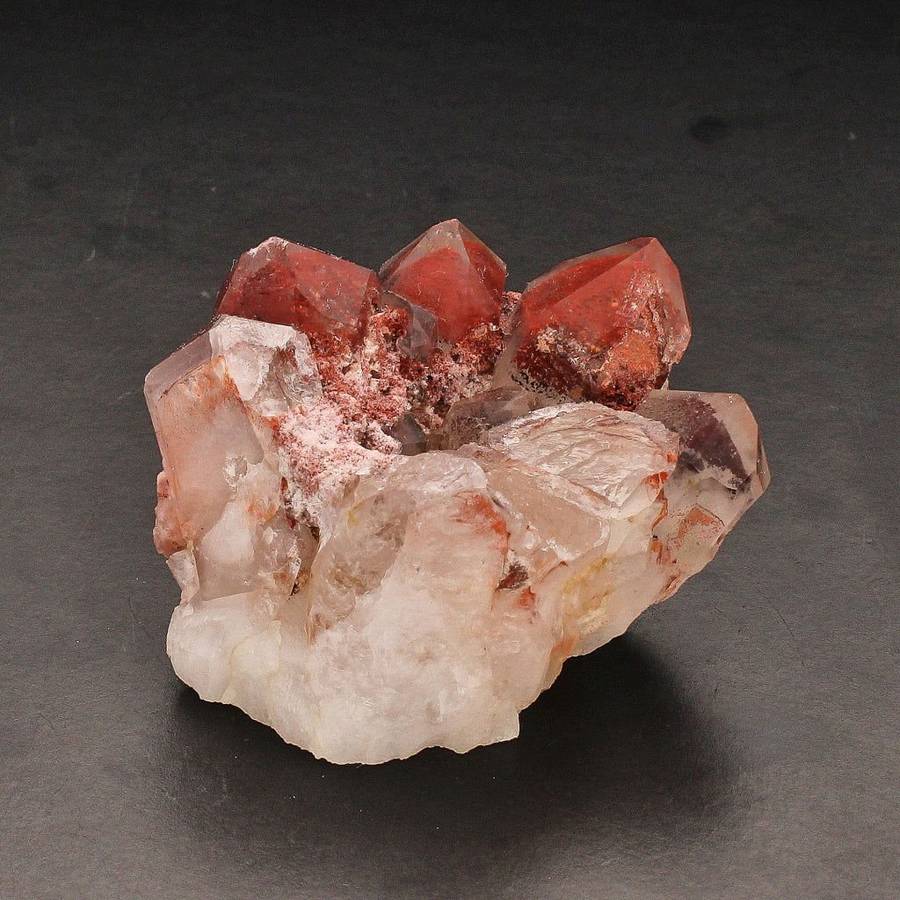 Orange River Phantom Quartz Crystal Small Cluster