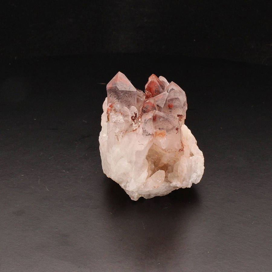 Orange River Quartz with Hematite