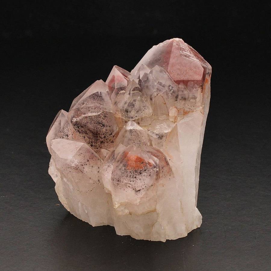 Miniature Orange River Quartz Crystal Cluster