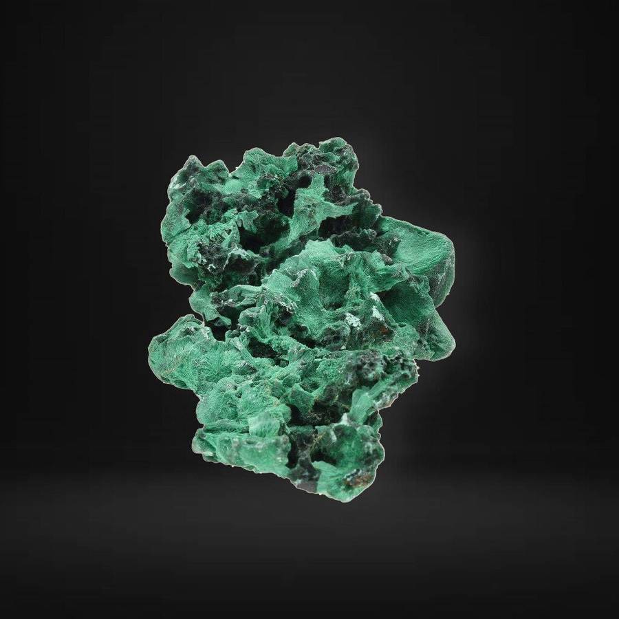 Silky Fibrous Malachite from Miringi Mine