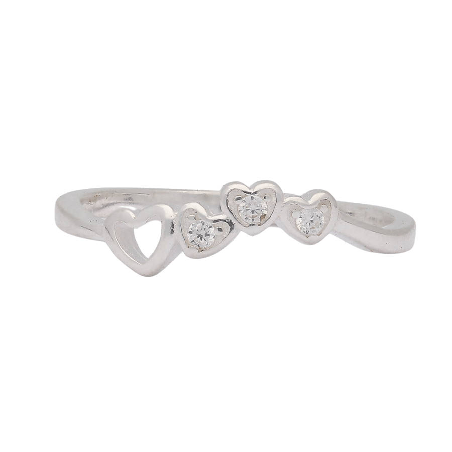 Tiny Hearts Embrace Silver Band