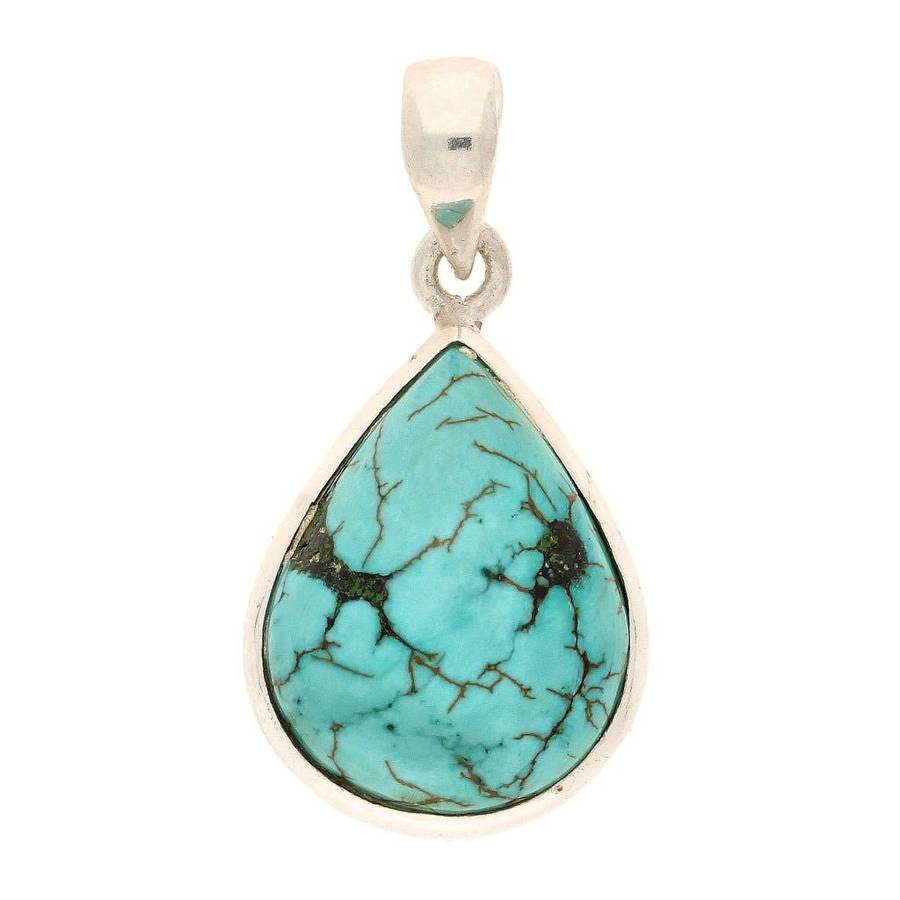 Turquoise Temptation: Sterling Silver Serenity Necklace