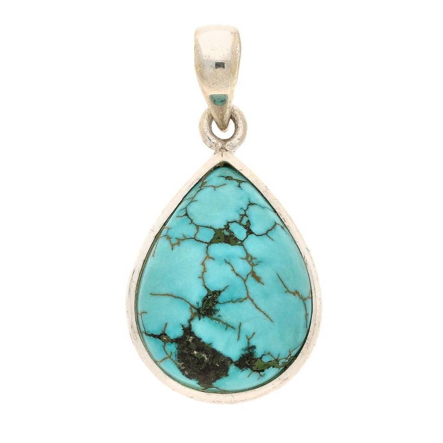 Turquoise Temptation: Sterling Silver Serenity Necklace