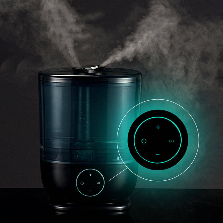 Bakeey 25W 5.8L Cool Mist Humidifier Humidifier for Bedroom Quiet Mist Humidifi... - Black / US Plug