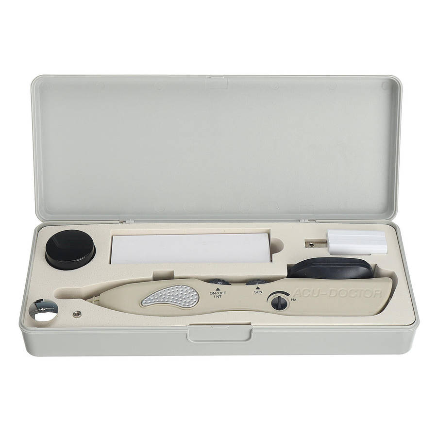 Handheld Rechargeable LCD Display Electronic Massager Acupuncture Pen Body Pain Relief Device