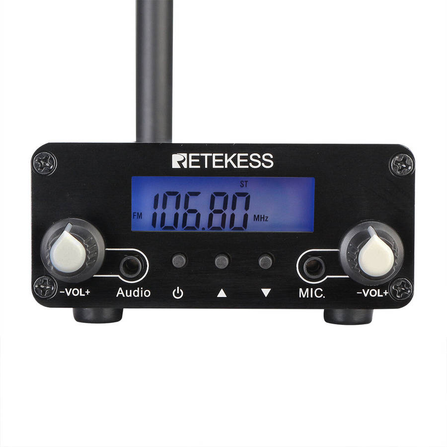 Retekess TR508 FM Transmitter For Drive-in Church FM Transmitter Wireless Broadcast Stereo Statio...
