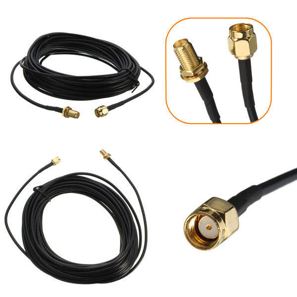 9M RP-SMA SMA Male to Female Wi-fi Router Antenna Extension Cable Connector