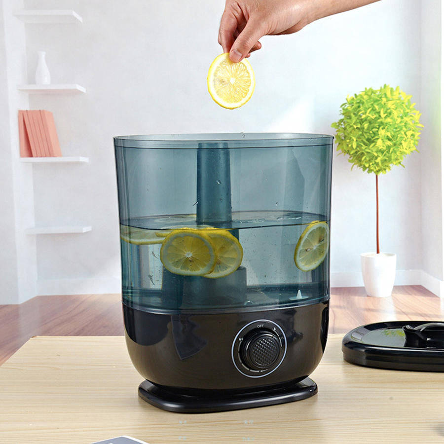 Bakeey 25W 5.8L Cool Mist Humidifier Humidifier for Bedroom Quiet Mist Humidifi... - Black / US Plug