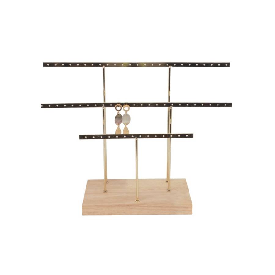 Gold Tiered Earring Holder