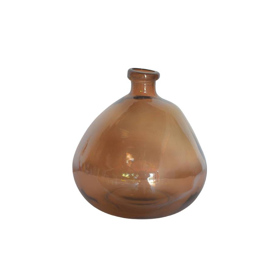 Taupe Glass Vase